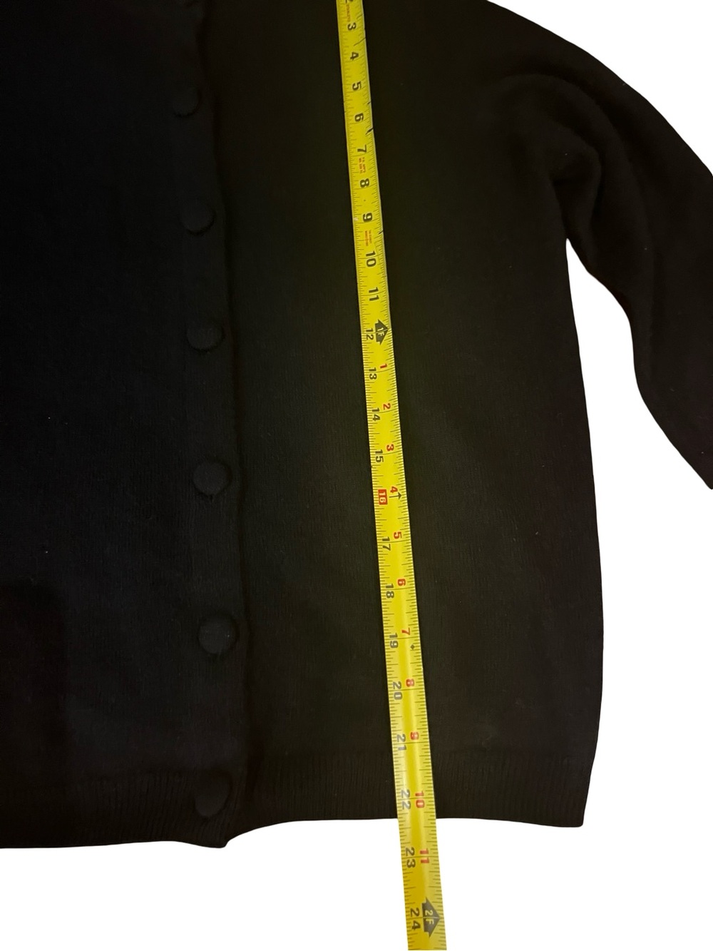 Tuckernuck Quinn Black Cashmere Cardigan Sweater Small 100% Cashmere - Picture 12 of 16
